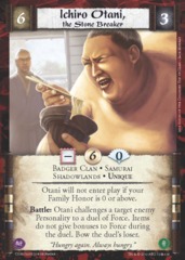 Ichiro Otani, the Stone breaker